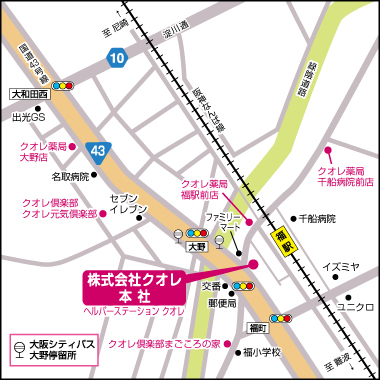 クオレ本社 地図